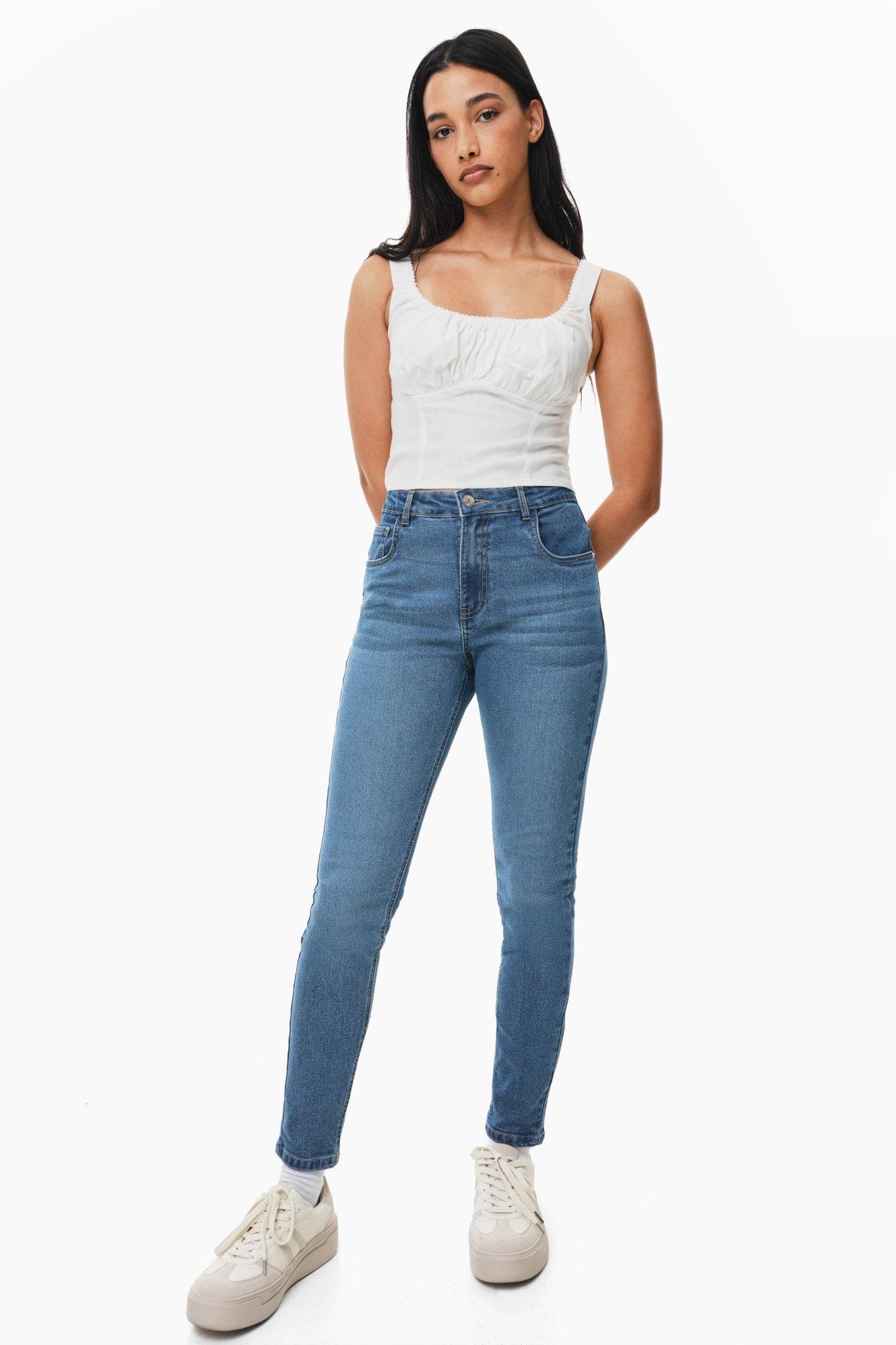 HIGH RISE CROP SKINNY