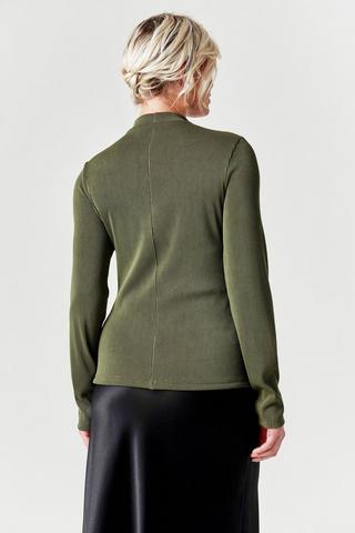Fitted Turtle Neck Top