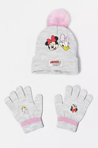 Disney Beanie And Gloves Set