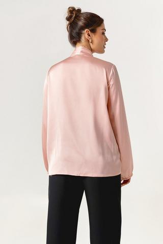 Satin Long Sleeve Top