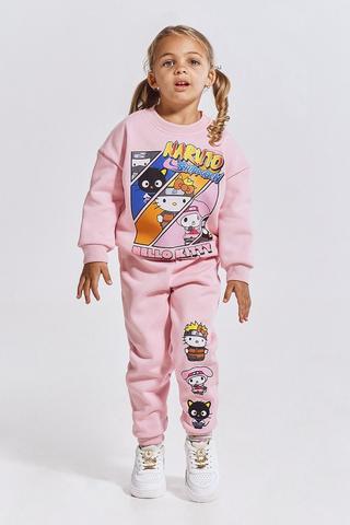 Naruto x Hello Kitty® Tee - Little Kid / Big Kid - Pink