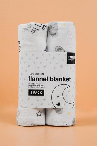 2 Pack Flannel Blankets - Koala