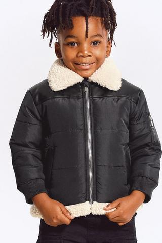 Puffer Aviator Jacket