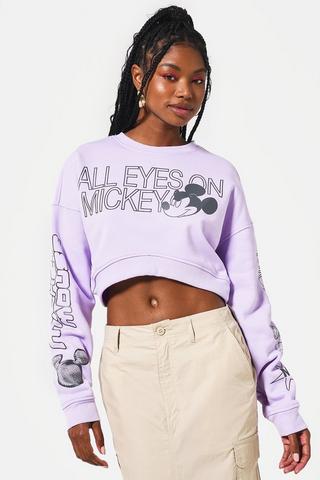 Mickey Mouse Cropped Active Top