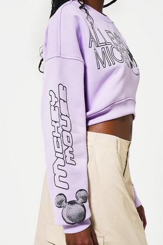 Mickey Mouse Cropped Active Top