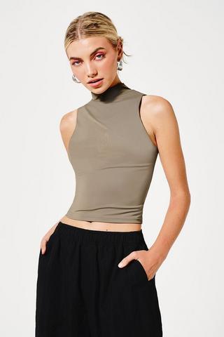 Skin Tight Turtle Neck Top