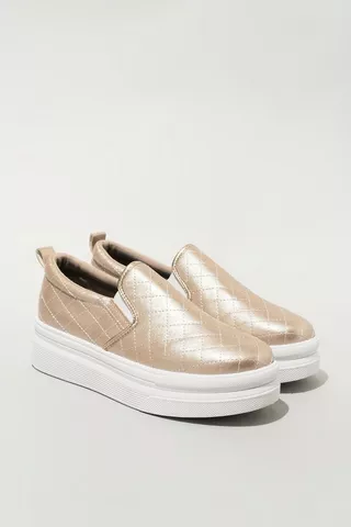 Quilted Slip-on Shoe