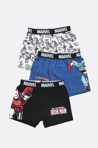 3 Pack Marvel Trunks