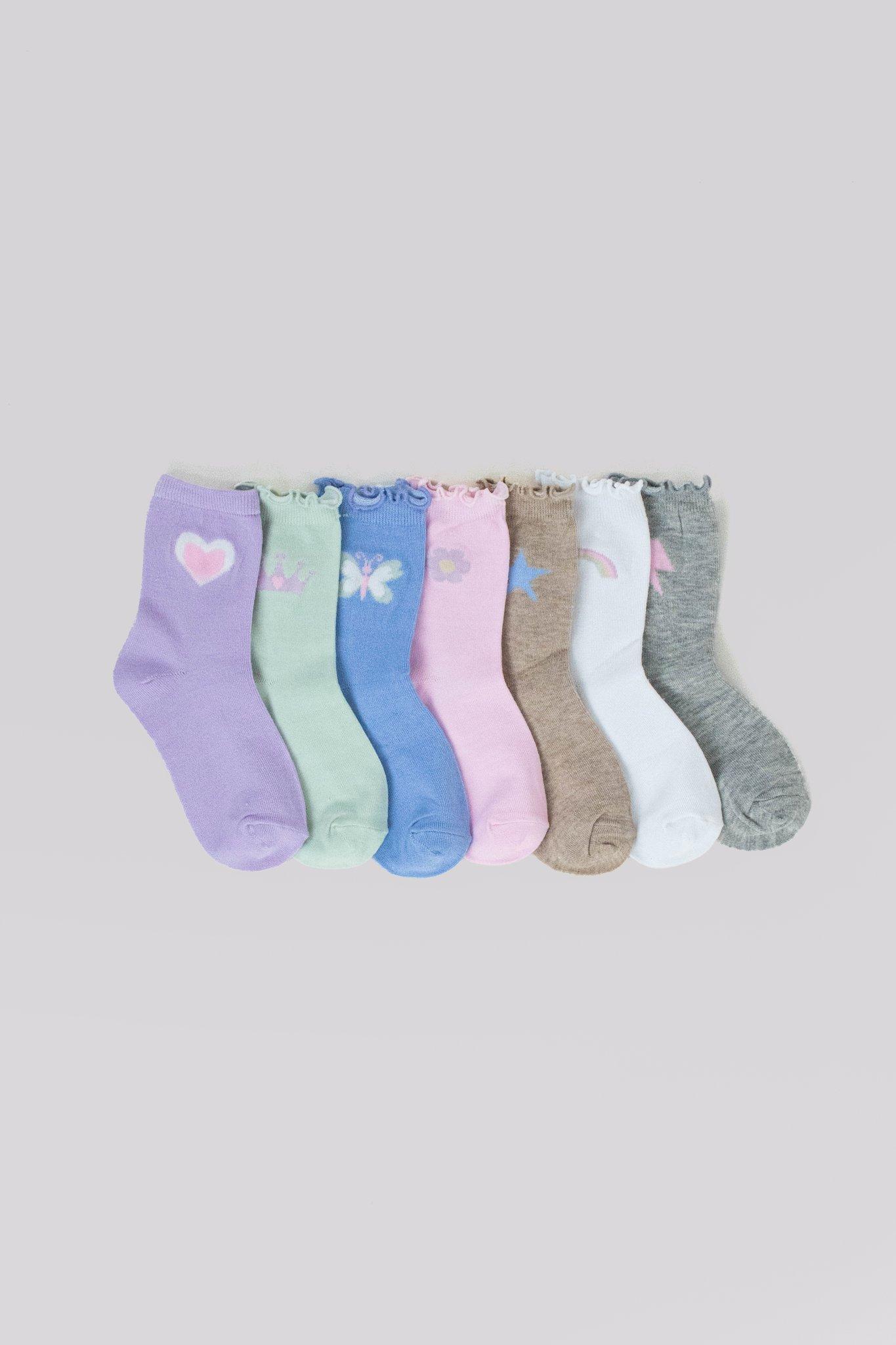 7 Pack Socks