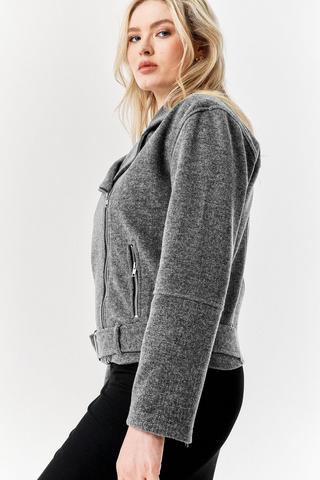 Melton Biker Jacket