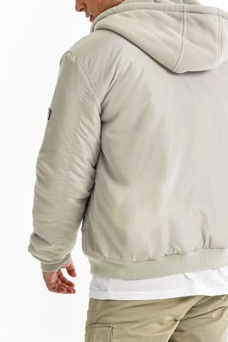 Hooded Bomber Jacket