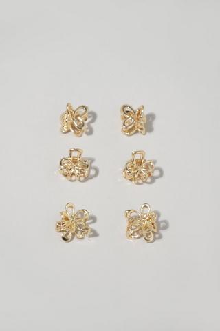 6 Pack Mini Hair Clips