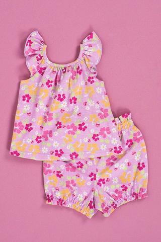 Sleeveless Top And Bloomers Set