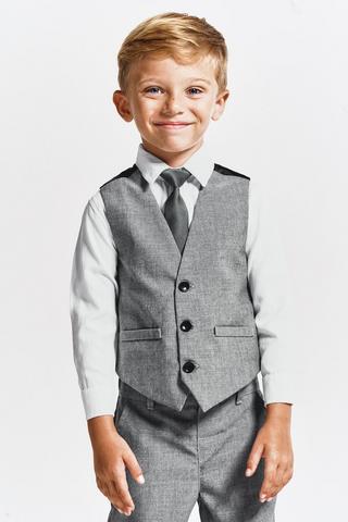 Waistcoat Shirt And Tie