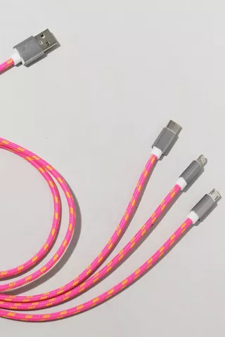 3 In 1 Multi Charging Cable