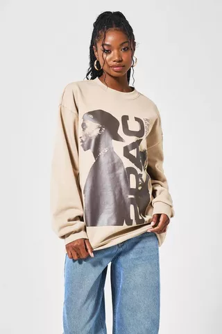 Tupac Oversized Active Top