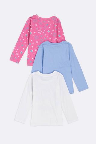 3 Pack Long Sleeve Tops