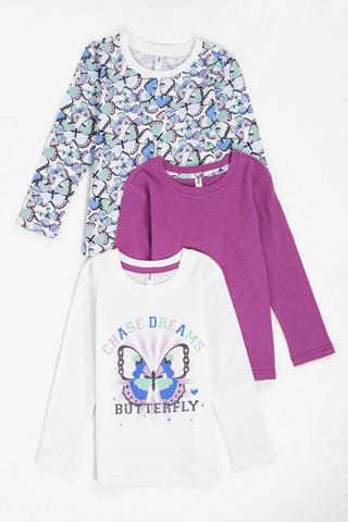 3 Pack Long Sleeve Tops