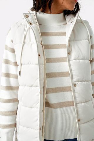 Longer Length Puffer Gilet