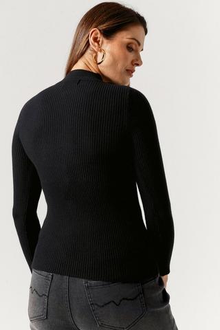 Knit Turtle Neck Top