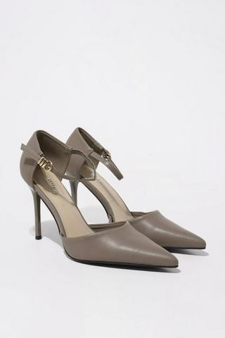 Ankle Strap Court Heel