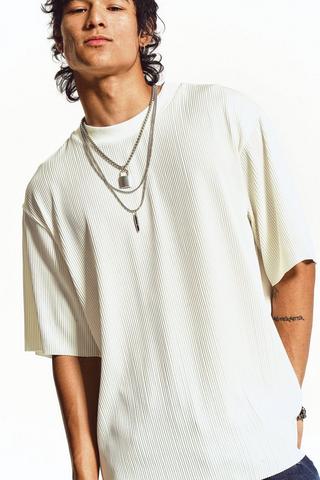 Rib Textured T-Shirt