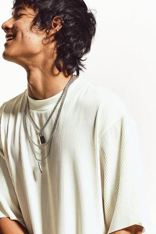 Rib Textured T-Shirt