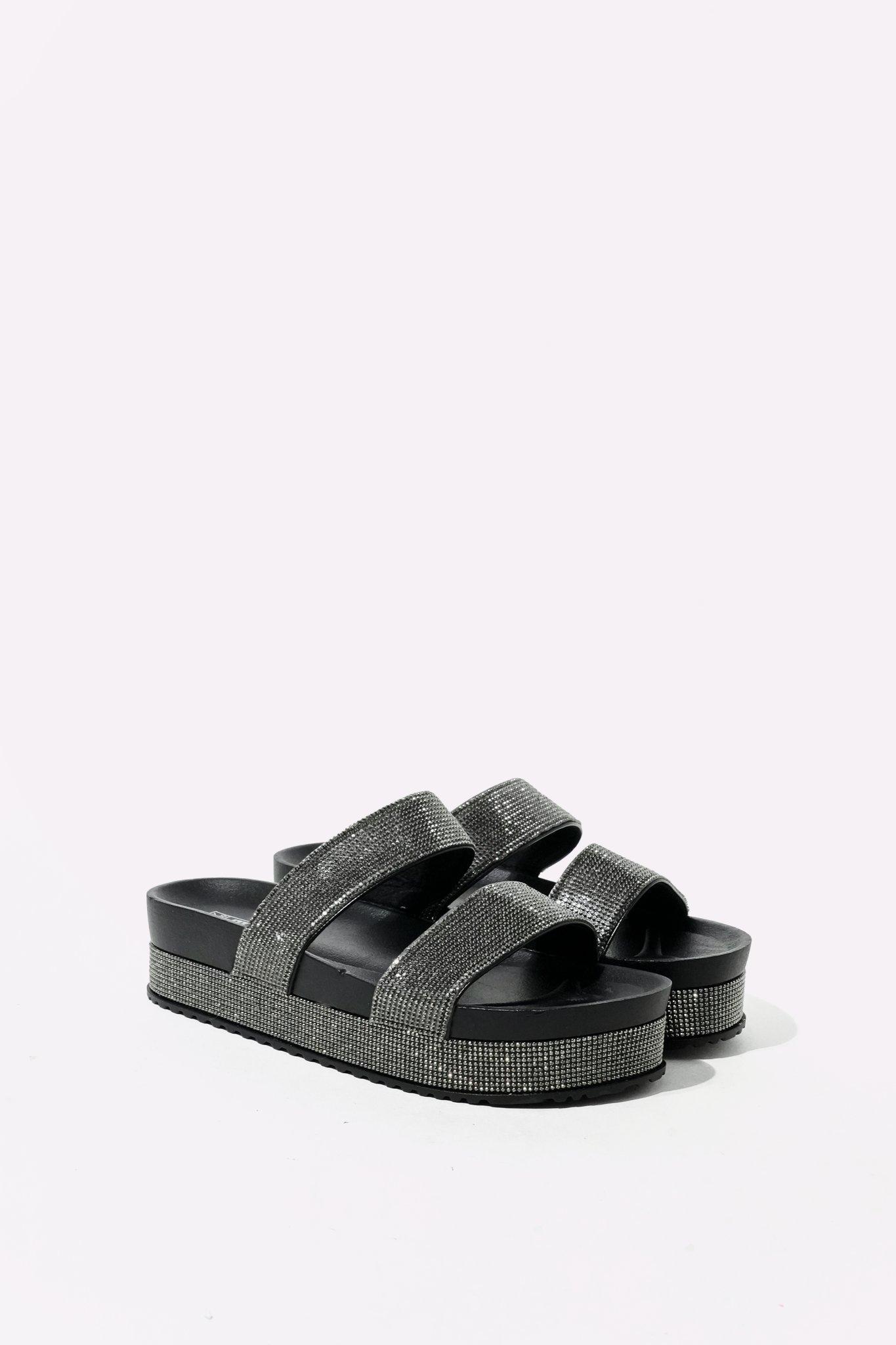Double-strap Fussbett Sandals