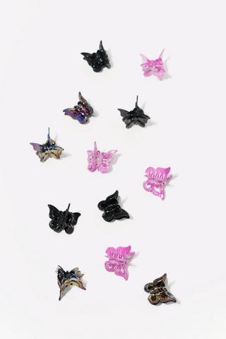 12 Pack Butterfly Clips