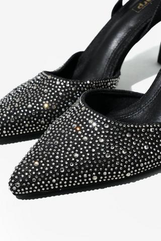 Ankle Strap Court Stiletto Heel