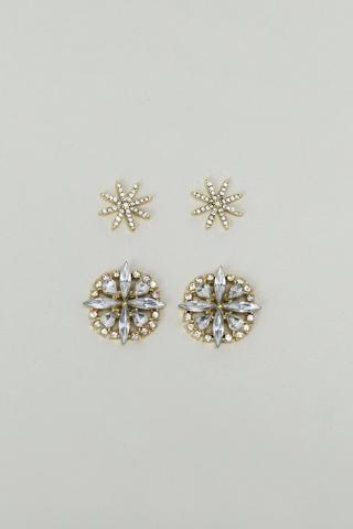 2 Pack Stud Earrings