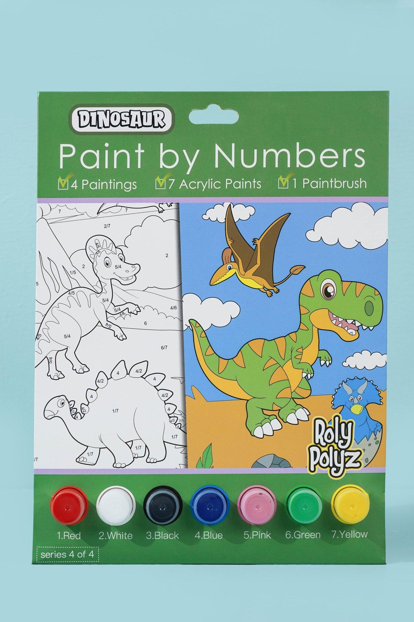 Paint By Numbers Dinosaurs