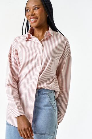 Oversized Stripe Shirt