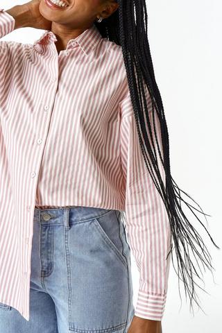 Oversized Stripe Shirt