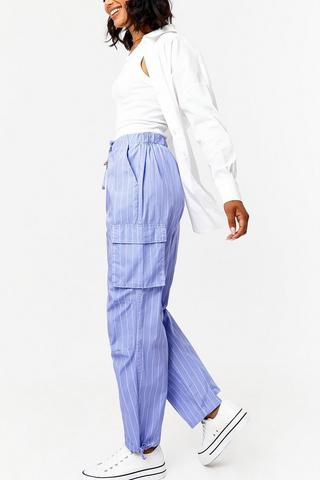 Stripe Cargo Joggers