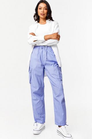 Stripe Cargo Joggers