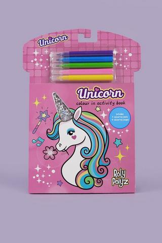 Colour In Activity Book - Unicorn