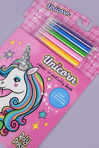 Colour In Activity Book - Unicorn