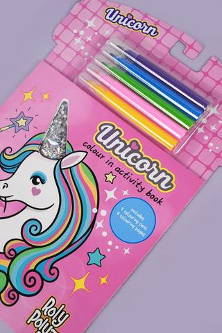 Colour In Activity Book - Unicorn