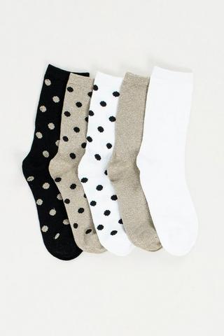 5 Pack Anklet Socks