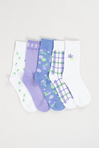 5 Pack Anklet Socks