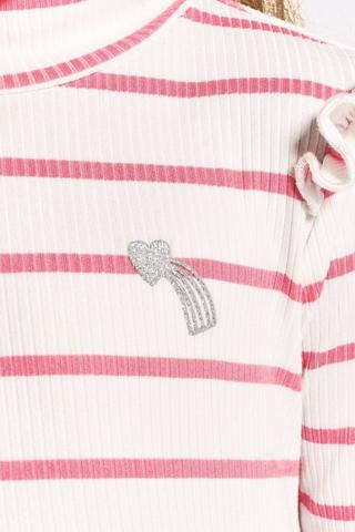 Stripe Turtle Neck Top