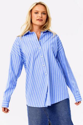 Oversized Stripe Shirt