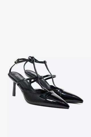 Ankle Strap Court Heel