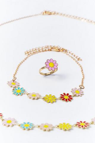3 Pack Daisy Jewellery Set
