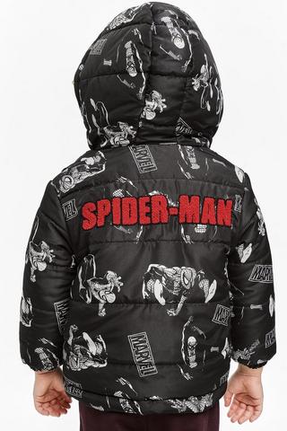 Spiderman Hooded Puffer Jacket