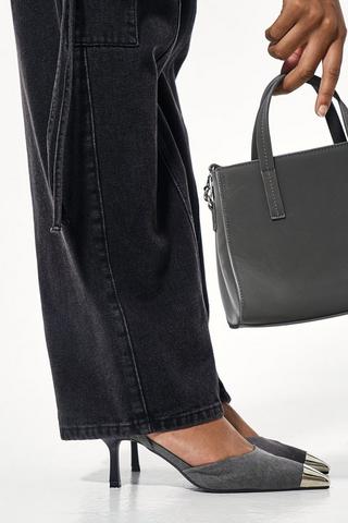 Ankle Strap Court Heel