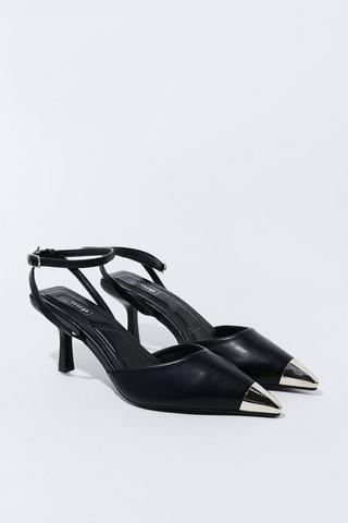 Ankle Strap Court Heel