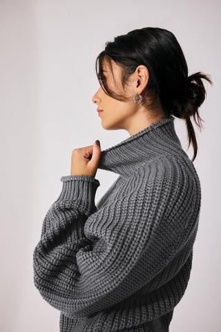 Chunky Crew Neck Knit