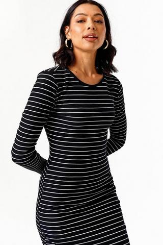 Stripe Bodycon Dress